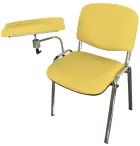 OZC - 01 židle odběrová s jednou područkou, koženka HOLY Z 01 - koženka žlutá